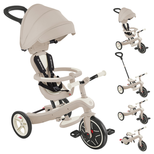 Слика на Трицикл и баланс велосипед EXPLORER 4 во 1 ECOLOGIC (Кокос) - Globber