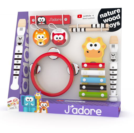 Слика на Дрвен музички комплет - J'Adore