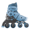 Слика на Детски ролерки 2 во 1 (бр. S/M 30-33) сини - Globber - Learning Inline Skates