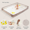 Слика на Двострана подлога за бебиња  Fold 'n Fun, бела- Taf Toys