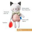 Слика на Мека бебешка играчка мачето Клара - Taf Toys