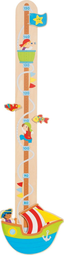 Слика на Метро за мерење висина „Пирати“ 80–150 cm - Goki