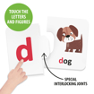 Слика на Едукативна игра „Touch and Play – My First English Alphabet“ – Headu Montessori