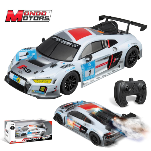 Слика на Автомобил со далечинско управување - 1:14 RC AUDI R8 SCX4 (Со ефект на магла) - Mondo Motors