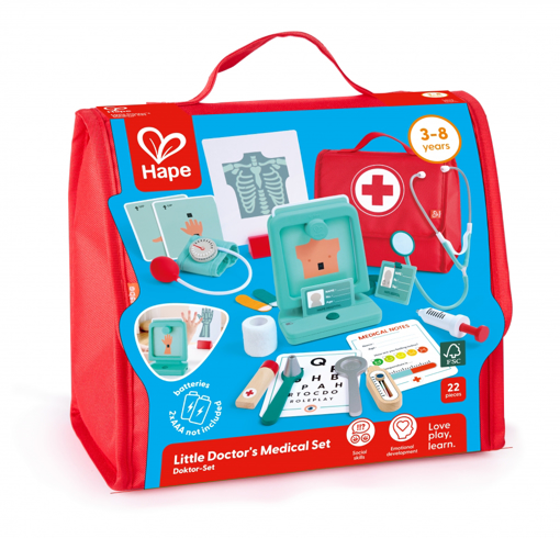 Слика на Голем докторски сет за игра, 22 парчиња - Hape