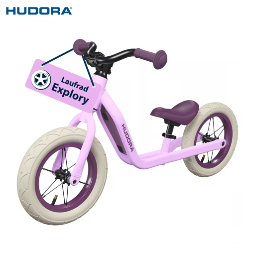 Слика на Баланс велосипед Explory (Виолетов) - Hudora