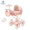 Слика на Количка за кукли со торба, чадор и постелнина – склоплива и со прилагодлива рачка, Tulipe - DeCuevas