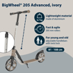 Слика на Тротинет Hudora BigWheel® 205 Advanced (Кафен)