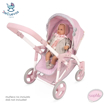 Слика на Количка за кукли 3 во 1 со торба – склоплива и со прилагодлива рачка, Sophie - DeCuevas