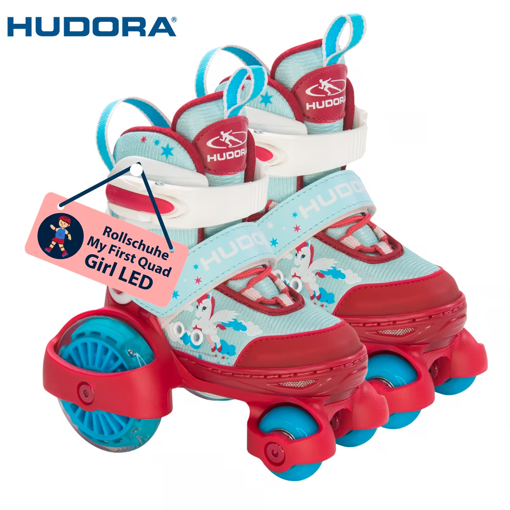Слика на Ролшуи My First Quad LED, girl (Број 26-29) - Hudora