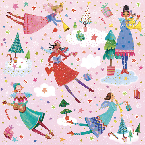 Слика на Новогодишна картичка, Божиќни самовили - Pictura