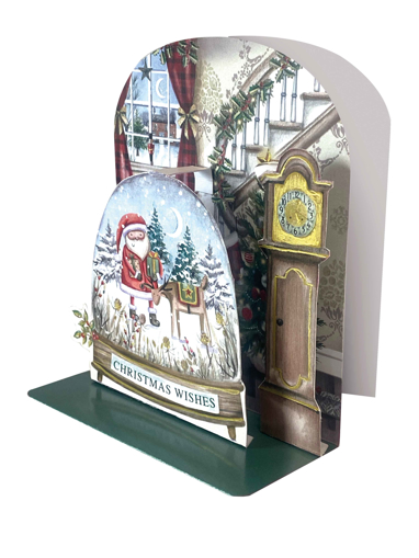 Слика на Новогодишна 3D мини картичка, Снежна топка- Pictura