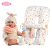 Слика на Бебе Mimi со перниче за игра (плаче, вели мама и папа) 42 cm -  Llorens Dolls