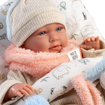 Слика на Бебе Mimi со перниче за игра (плаче, вели мама и папа) 42 cm -  Llorens Dolls