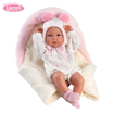 Слика на Бебе Bimba со преносно ќебенце, 35 cm  (без звуци) - Llorens Dolls