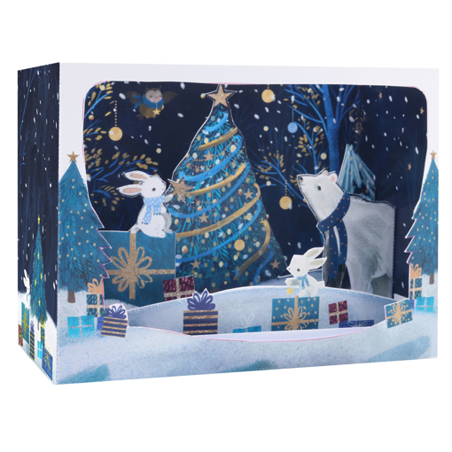 Слика на „Театар“ - Новогодишна честитка ЕЛКА И ЖИВОТНИ - Pictura