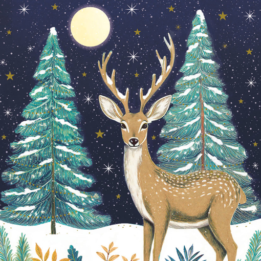 Слика на Новогодишна честитка КРАЛОТ НА ШУМАТА,  Cosy Paper - Pictura