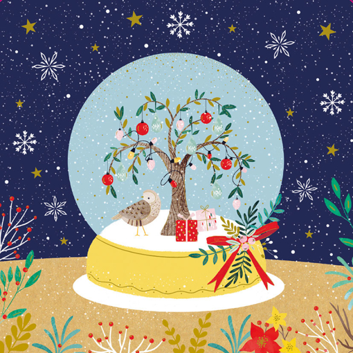 Слика на Новогодишна честитка СНЕЖНА ТОПКА, Cosy Paper - Pictura