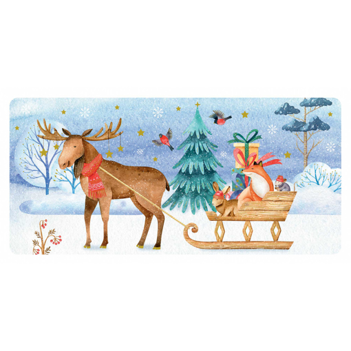 Слика на Новогодишна честитка ИРВАСОТ СО ЖИВОТНИТЕ, Les Enchantées - Pictura