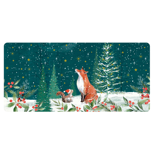 Слика на Новогодишна честитка ЛИСИЦА И ЅВЕЗДЕНА НОЌ, Les Enchantées - Pictura