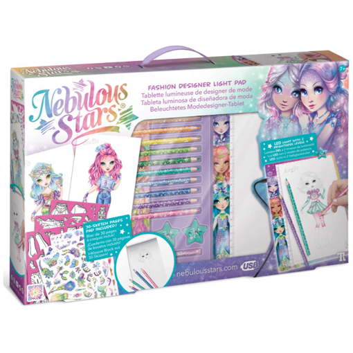 Слика на Креативен сет од Светлечка подлога и додатоци Fashion Designer - Nebulous Stars