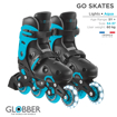 Слика на Ролери GO SKATES LIGHTS (СИНИ, број 34-37) - Globber