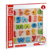 Слика на Дрвена сложувалка, Англиска Азбука (мали букви)- Hape