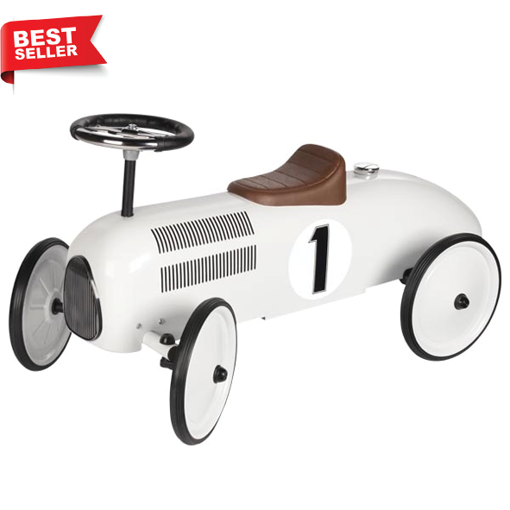 Слика на Метална количка (бела) - Goki