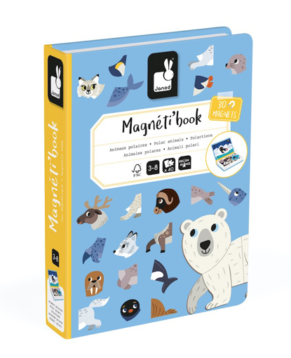 Слика на Магнетна книга - Поларни животни - Janod