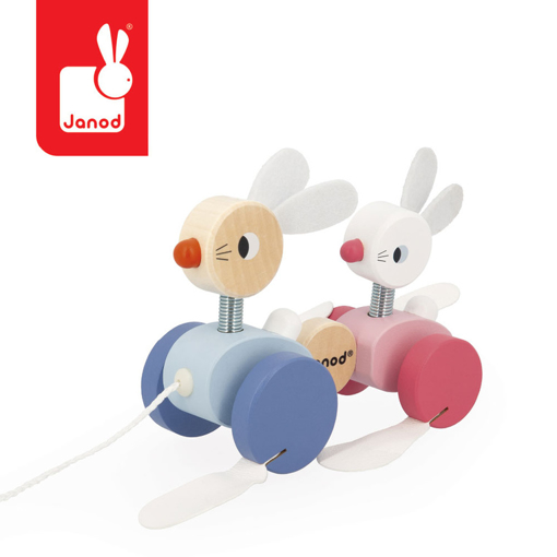 Слика на Дрвени зајачиња за влечење Zigolos  (колекција 2026) – Janod