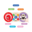 Слика на Музичка играчка, дрвен сензорен тапан, Baby Einstein - Hape