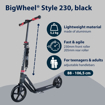Слика на Тротинет HUDORA BigWheel® Style 230 (Црн)
