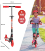 Слика на Тротинет со заштитна опрема IGNITE FLOW COMBO RED - Mondo Toys