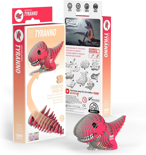Слика на EUGY Tyranno, T-rex 3D Сложувалка - EUGY