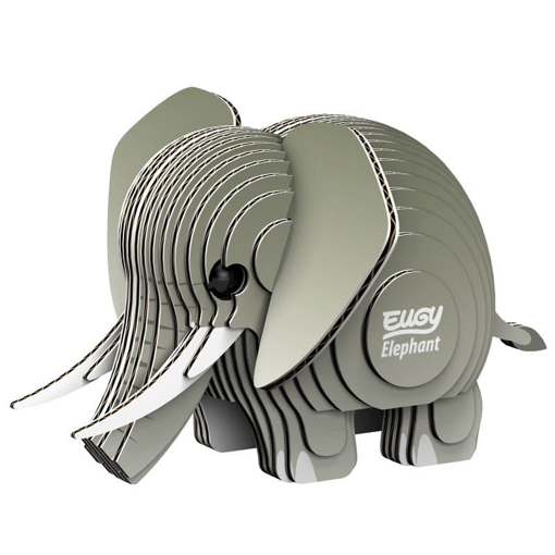 Слика на EUGY Elephant, Слон 3D Сложувалка - EUGY