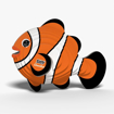 Слика на EUGY Clownfish 3D Сложувалка - EUGY