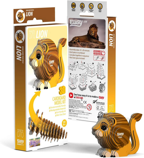 Слика на EUGY Lion, Лав 3D Сложувалка - EUGY