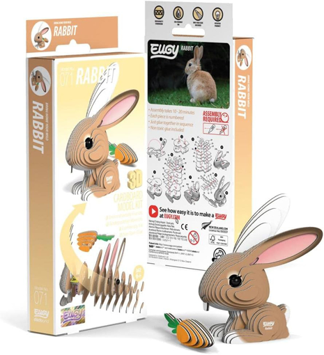 Слика на EUGY Rabbit, Зајак 3D Сложувалка - EUGY
