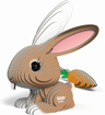 Слика на EUGY Rabbit, Зајак 3D Сложувалка - EUGY