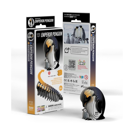 Слика на EUGY Emperor Penguin, Кралски пингвин 3D Сложувалка - EUGY