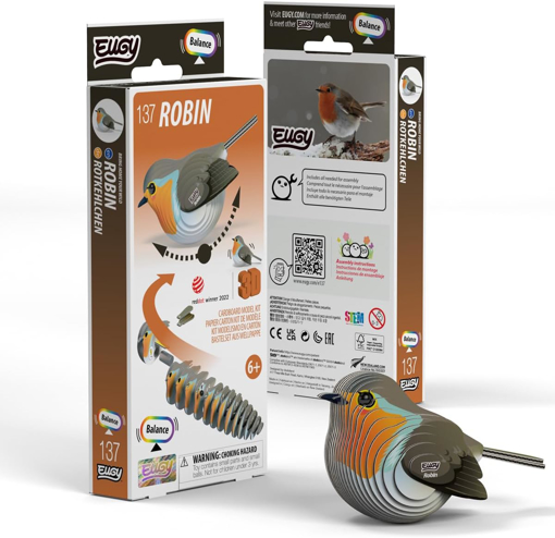Слика на EUGY Robin, Црвеногушка 3D Сложувалка - EUGY
