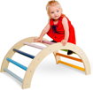 Слика на Детска дрвена Монтесори лак-рамка за качување – Bigjigs Toys