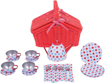 Слика на Детски сет за чај со кошничка – Spotted Tea Set – Bigjigs Toys