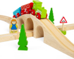 Слика на Дрвен железнички сет „Осумка“ – Figure of Eight Train Set – Bigjigs Toys
