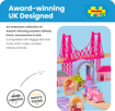 Слика на Дрвен железнички сет „Самовилски Град“ 75 парчиња– Fairy Town Train Set – Bigjigs Toys