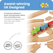 Слика на Додатоци за проширување на железничка пруга  25 парчиња– Low Level Track Expansion Set – Bigjigs Toys