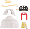 Слика на Додаток за железничка пруга „Карпеста Планина“ 12 парчиња – Rocky Mountain Expansion Pack – Bigjigs Toys