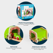 Слика на Дрвен двоен тунел за железница – Double Tunnel – Bigjigs Toys