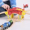 Слика на Дрвен подвижен мост за железница – Lifting Bridge – Bigjigs Rail