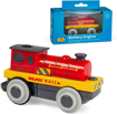 Слика на Црвена локомотива на батерии – Mighty Red Loco Battery Operated Engine – Bigjigs Rail